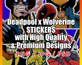 Deadpool x Wolverine Sticker