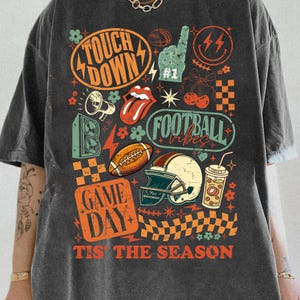 Vintage Football PNG, Football Png, Football Season Sublimation Design, Trendy Football Png, Game Day Png, Touchdown Png, Football Vibes