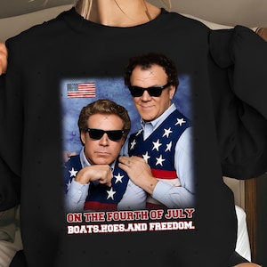On The Fourth Of July , Boats and Hoes PNG Png, Funny 4th Of July Png, Red White and Blue Png, USA Meme Png, Independence Day Gift