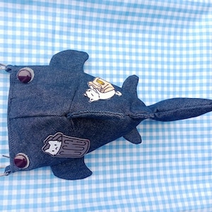 Sac requin-baleine / Patron de couture. Sac requin-baleine. Patron de couture.