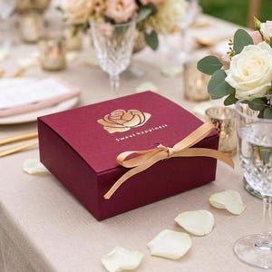 Ribbon Flower Box - Etsy