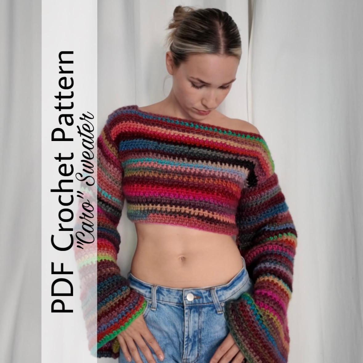 39 Crochet Sweater Patterns to Stitch Cozy Pullovers, Cardigans, and Statement Layers 31 Crochet Sweater Backless Sweater