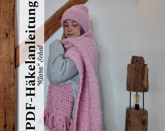 Crochet pattern “Klara” scarf – DIY crochet project, beginner-friendly, crochet scarf (German, PDF)