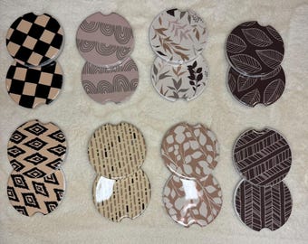 ceramic car coasters
