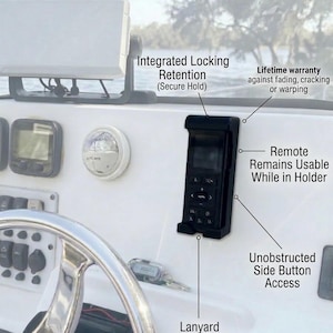 Support mural pour moteur de pêche à la traîne Minn Kota, montage marin ASA | Noir image 3