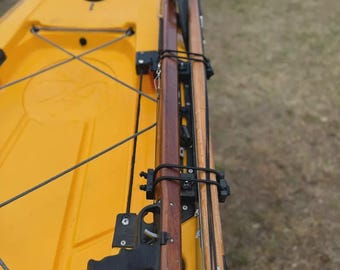 Soporte para fusil de pesca submarina en T para kayak