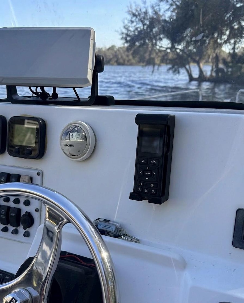 Support mural pour moteur de pêche à la traîne Minn Kota, montage marin ASA | Noir image 1