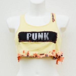 Punk Top - Dystopian Clothes - Post Apocalyptic Top - Festival Clothing - Cyberpunk Clothes - Wasteland Clothes - Distressed Clothes