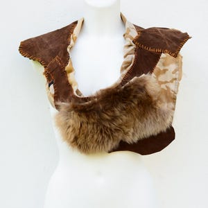 Dystopian Clothes - Post Apocalyptic Top - Festival Clothing - Wasteland backless top - Burning man - Distressed Clothes