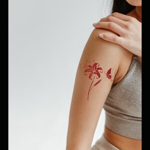 Procreate Stamp Spider Lily Floral Digital Illustration Floral Brushes ...