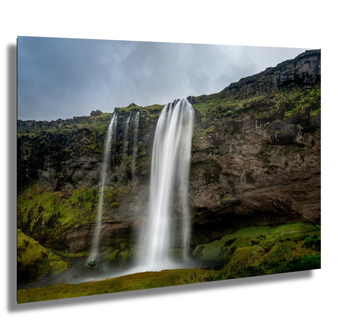 Seljalandsfoss Waterfall Photograph, Iceland Wall Art - Etsy