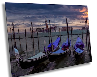 Gondola, Rio Grande, Venice, Italy.
