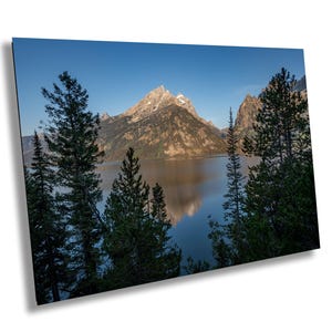 Jenny Lake, Sonnenaufgang, Grand-Teton-Nationalpark, Wyoming.