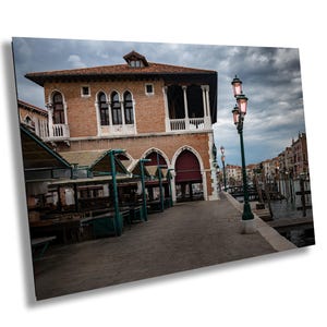 Markt Rialto, Kanal Grande, Rio Grande, Venedig, Italien.