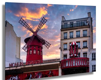 Moulin Rouge, Sunset, Paris, France