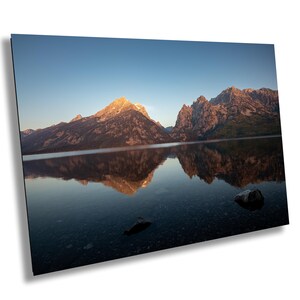 Jenny Lake, Sonnenaufgang, Grand-Teton-Nationalpark, Wyoming.