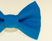 Dapper Cat Solid Blue Cat Bow Tie
