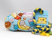 Bananya Cat Toss #2 Pattern MadRat Catnip Stuffed Cat Toy