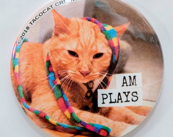 Am Plays - Cat Magnets and Buttons -  Different sizes available!