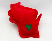 Christmas Green & Red Xmas Catnip Stuffed Wisc'rs Felt Catnip Toy