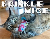 KRINKLE MewMice - Krinkly Catnip-stuffed felt toys