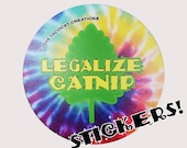 Legalize Catnip - Vinyl Stickers 3"x3"