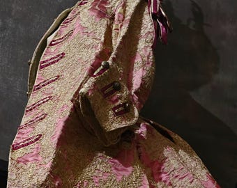 Antique Vintage Theatre Costume Hollywood Films Original Handwork Detailed Heavy Rococo Coat