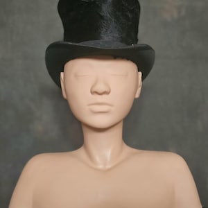 Vintage Life Size Latex Oriental Mannequin Bust