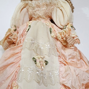 Antique Vintage Period Costume Doll, dolls clothing, Doll mannequin, shop display, vintage Doll, large 34 in doll