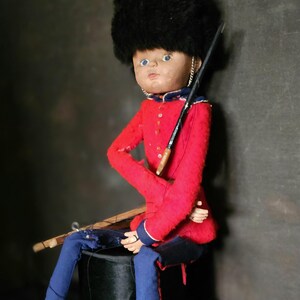 Antique Vintage Large Queens Guard Puppet Marionette String Puppet ...