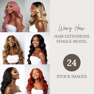 Hair Stock Photo Melanin Stock Photos Hair Women Website Images Hair Extension Model Luxury Extension Model Stock Image Bundle Wig Stock