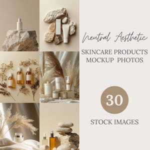 Skincare Stock Photos Beauty Stock Photo Bundle Skincare Bottle Mockups Skincare Images for Skincare Instagram Skincare Website Esthetician