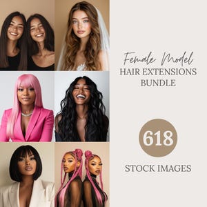 Hair Stock Photo Melanin Stock Photos Hair Women Website Images Hair Extension Model Luxury Extension Model Stock Image Bundle Wig Stock
