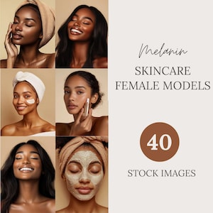 Skincare Stock Photos Beauty Stock Photo Bundle Melanin Skincare Posts Skincare Images for Skincare Instagram Skincare Website Esthetician