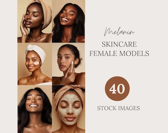 Skincare Stock Photos Beauty Stock Photo Bundle Melanin Skincare Posts Skincare Images for Skincare Instagram Skincare Website Esthetician