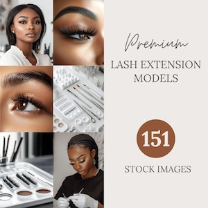Ögonfransförlängning Stockfoto Stockfoton Melanin Stockfoton Fransskärpa Ögonfransmodeller Lash Tech Acuity Beauty Stockfoto Ögonfransar