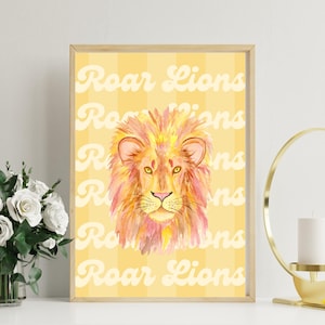 University of North Alabama Lions Wall Print