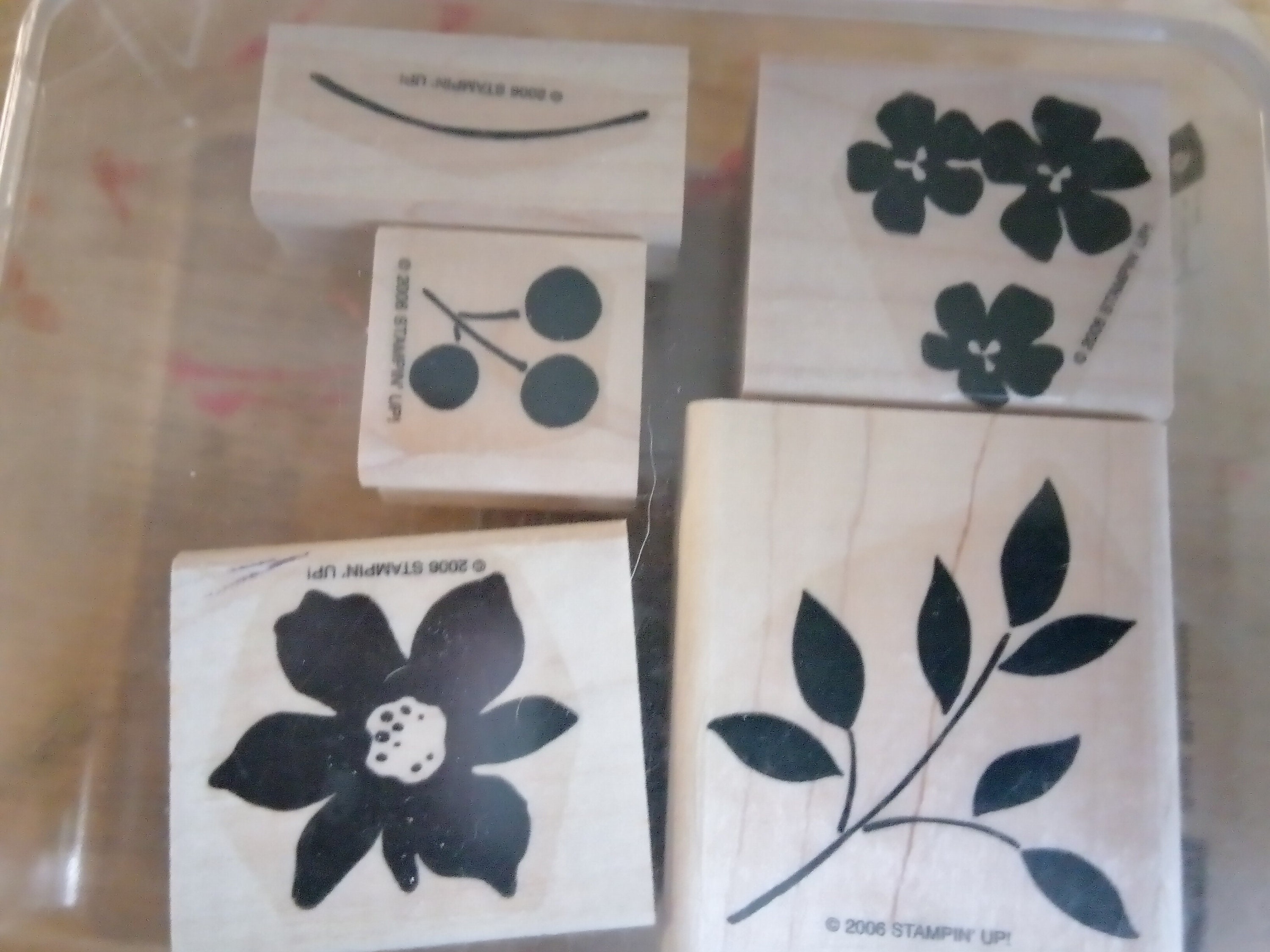 stampin' up spring flowers rubber stamp kit Papercraft Paper, Party ...