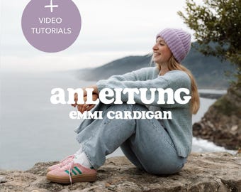 Knitting Pattern I EMMI Cardigan - German