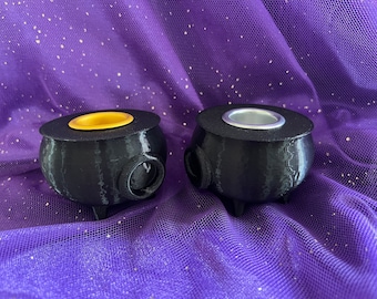 Taper Candle Holder - Fits up to 3/4” Taper Candle - Halloween - Witch - Decoration - Fall Season - Beeswax - Candlestick