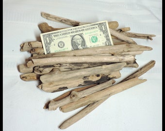 BULK Driftwood Supplies Lot of 22 pieces/ for home decor, x-tree, beach wedding or any project / ZZ45