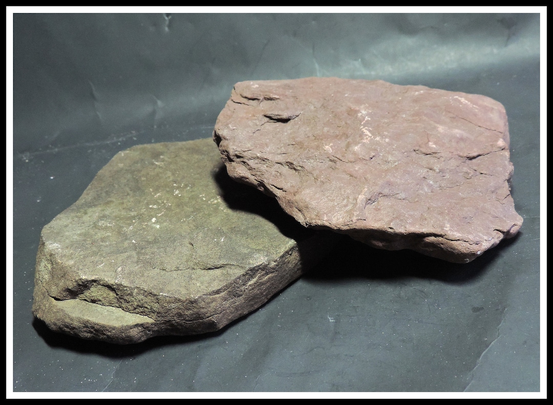 Two Stones, Slabs 6 -8 Inches Large Course Rock, Stone / Great for ...