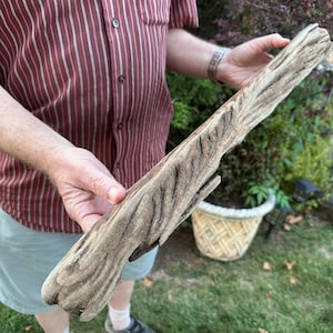 27 inches Natural Driftwood Log of Atlantic Ocean heavy and durable / for home decor or any project / YY46