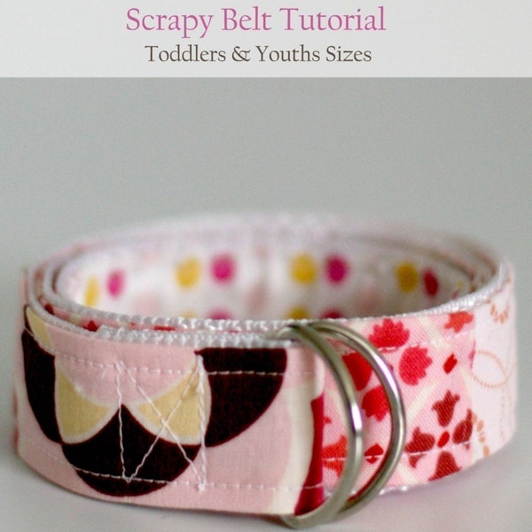 New-Scrappy Belt Sewing Pattern Tutorial Instructions