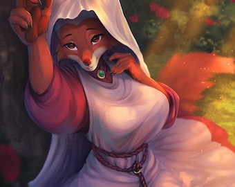 Maid Marian Furry Art Print