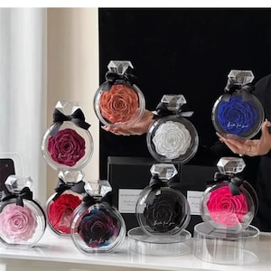 Coffret cadeau roses Éternelles naturelles Saint Valentin proposition d'anniversaire cadeau pour amis coffret cadeau pour elle