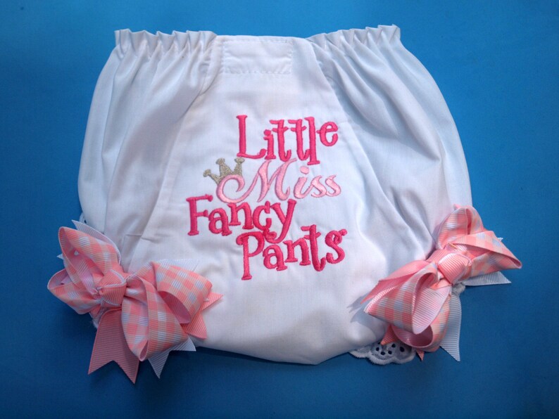 Set of 2 - Pom-Pom Lace Diaper Cover with Matching Bib in Blush main image 0