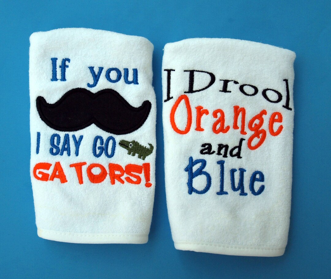 Florida Gator Baby Bib Terry Cloth Etsy