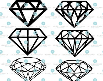 Diamond Jewels digital cut file svg