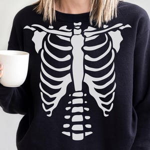 Rib Cage DIGITAL FILE skeleton Halloween cute spooky - festive shirt design